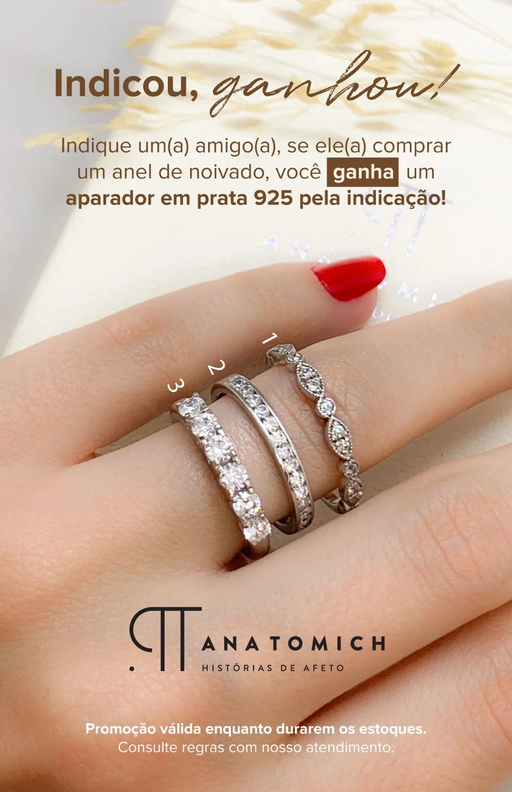 Vou te dar um anel sem que precise comprar nada!